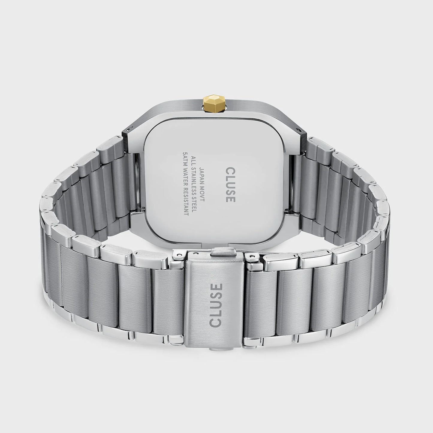 Cluse 35mm Quadrus Multifunction Two-Tone Stainless Steel Watch