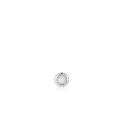 Ania Haie Sterling Silver Kyoto Opal Bezel Barbell Single Earring