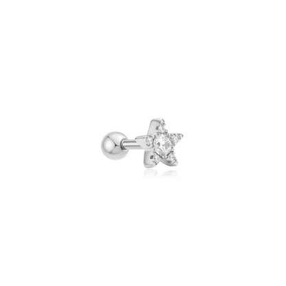 Ania Haie Silver Star Single Barbell Earring