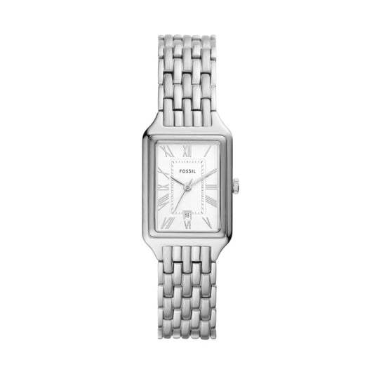 Fossil Ladies 23mm Raquel Three-Hand Date Stainless Steel Watch