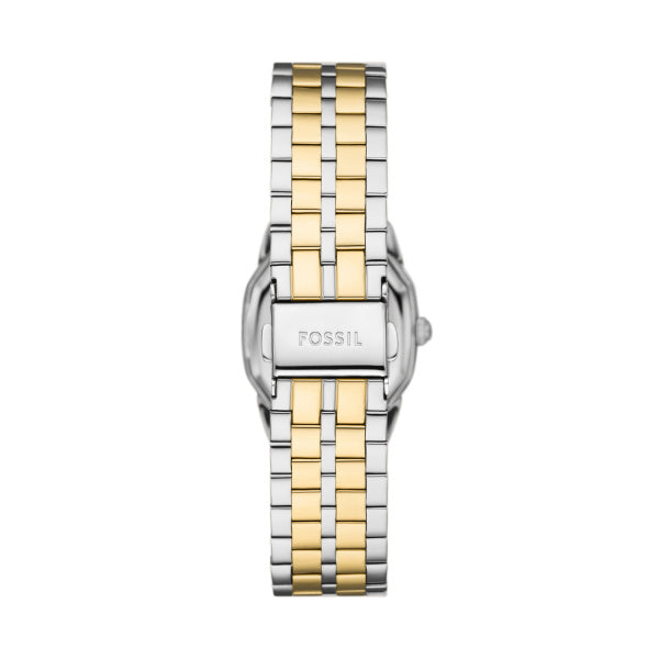 Fossil Ladies 27mm Harlow Three-Hand Two Tone Stainless Steel Watch