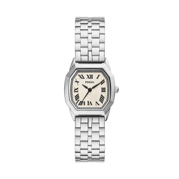 Fossil Ladies 27mm Harlow Three-Hand Stainless Steel Watch