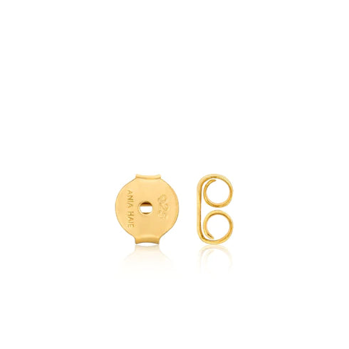 Ania Haie Yellow Gold Plate Cluster Stud CZ Earring's