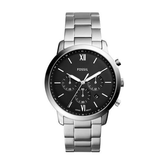 Fossil 44mm Neutra Chronograph Stainless Steel Watch
