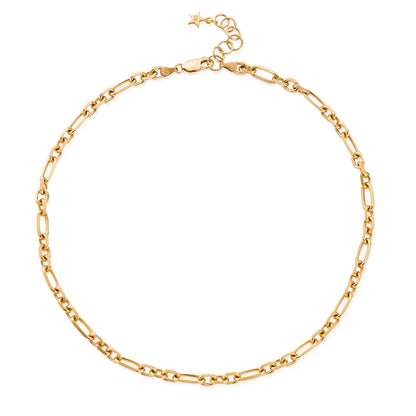 ChloBo Yellow Gold Plated Chain of Courage Necklace