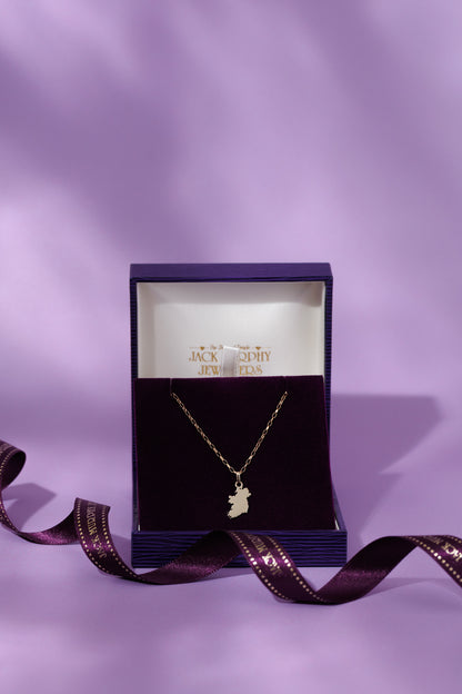 9ct Yellow Gold Ireland Pendant Necklace
