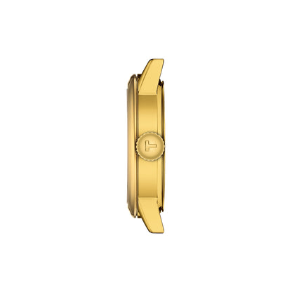 Tissot 28mm Classic Dream Yellow Gold Tone Ladies Bracelet Watch