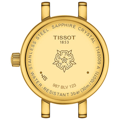 Tissot 19.5mm Lovely, Diamond Set & Champagne Dial Yellow Gold Tone Ladies Bracelet Watch