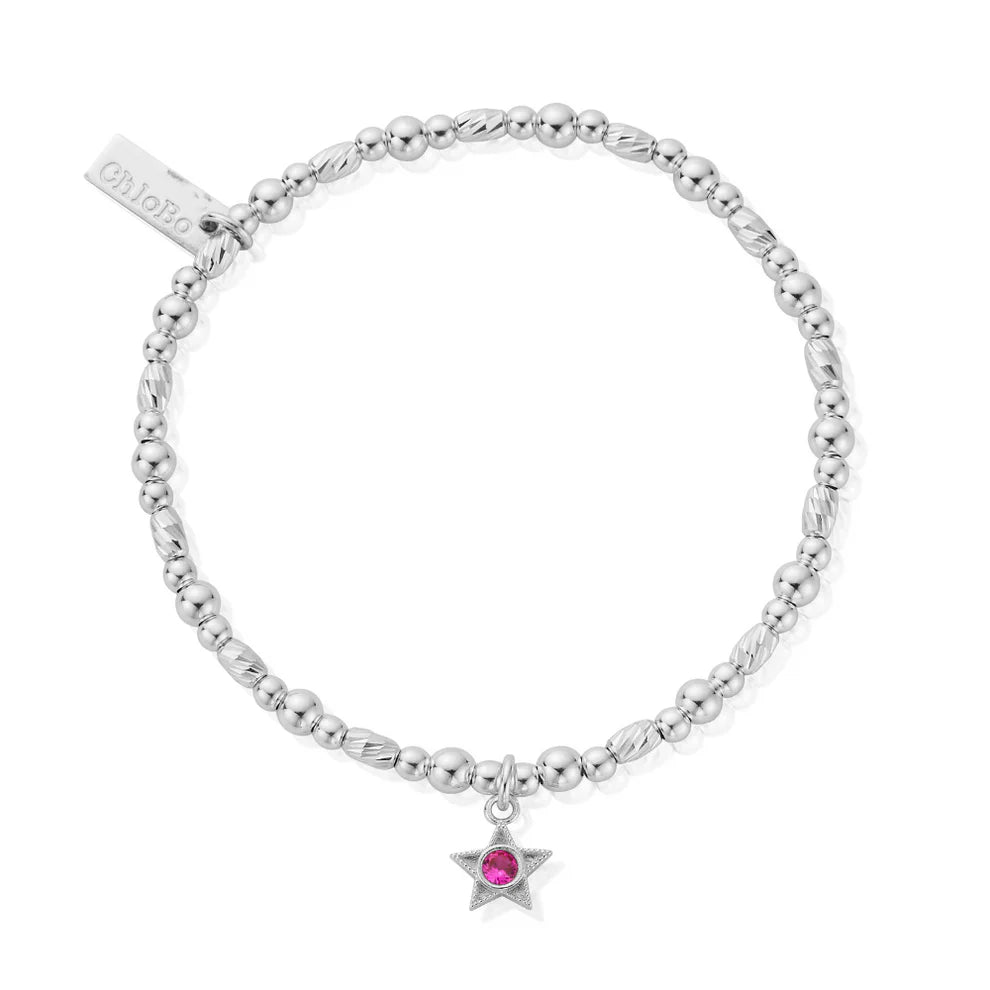 ChloBo Sterling Silver July Birthstone Bracelet