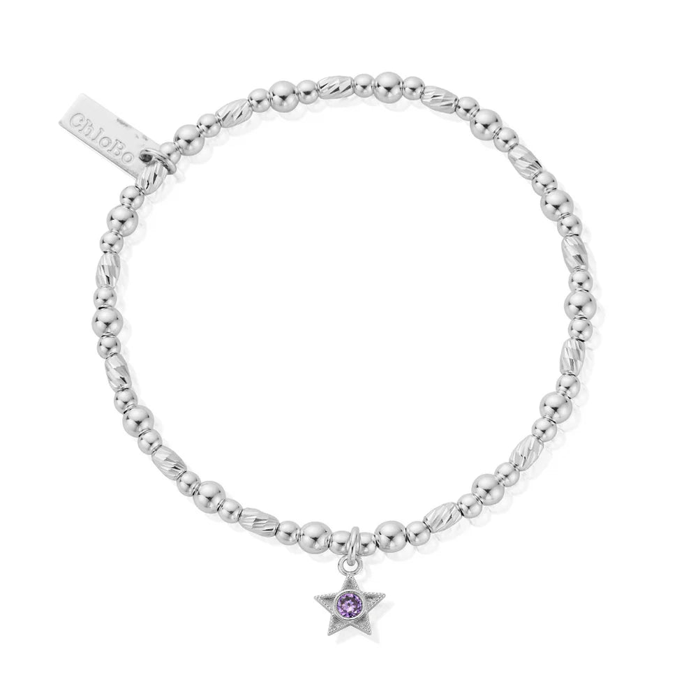 ChloBo Sterling Silver June Birthstone Bracelet