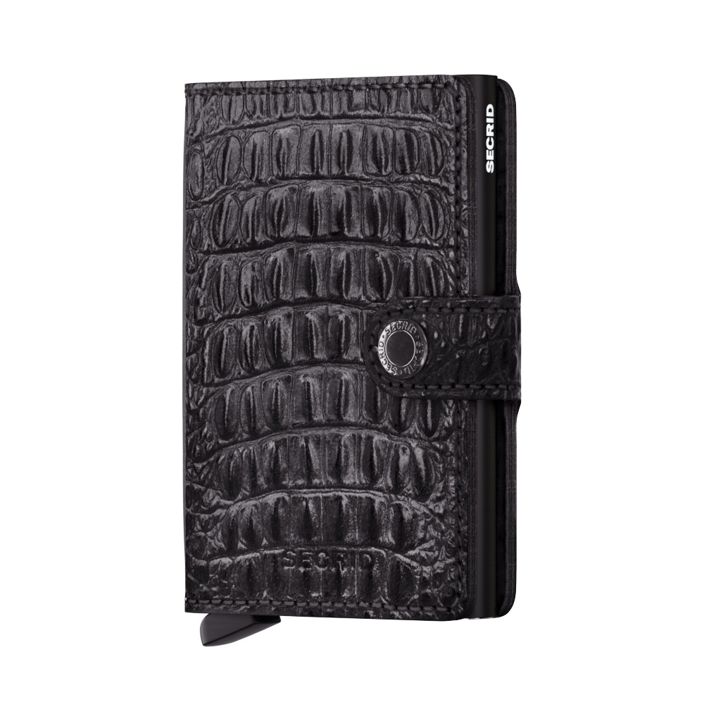 SECRID Nile Black Mini Wallet