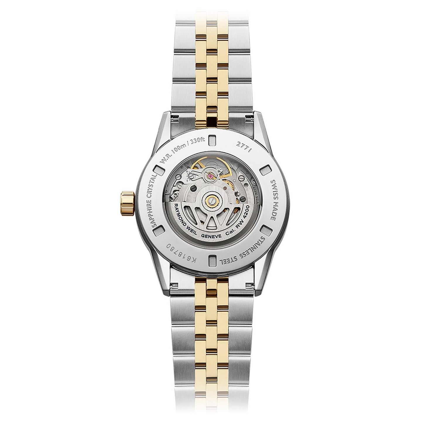 Raymond Weil 38mm Freelancer Automatic Blue Dial Two Tone Stainless Steel Watch