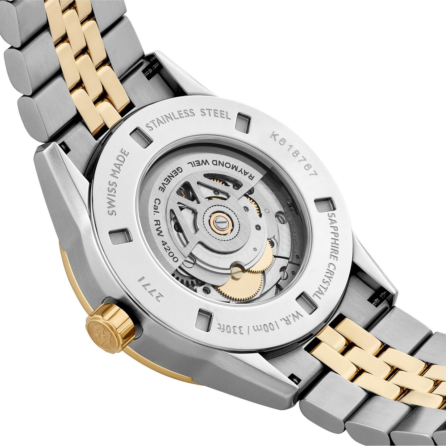 Raymond Weil 38mm Freelancer Automatic Blue Dial Two Tone Stainless Steel Watch