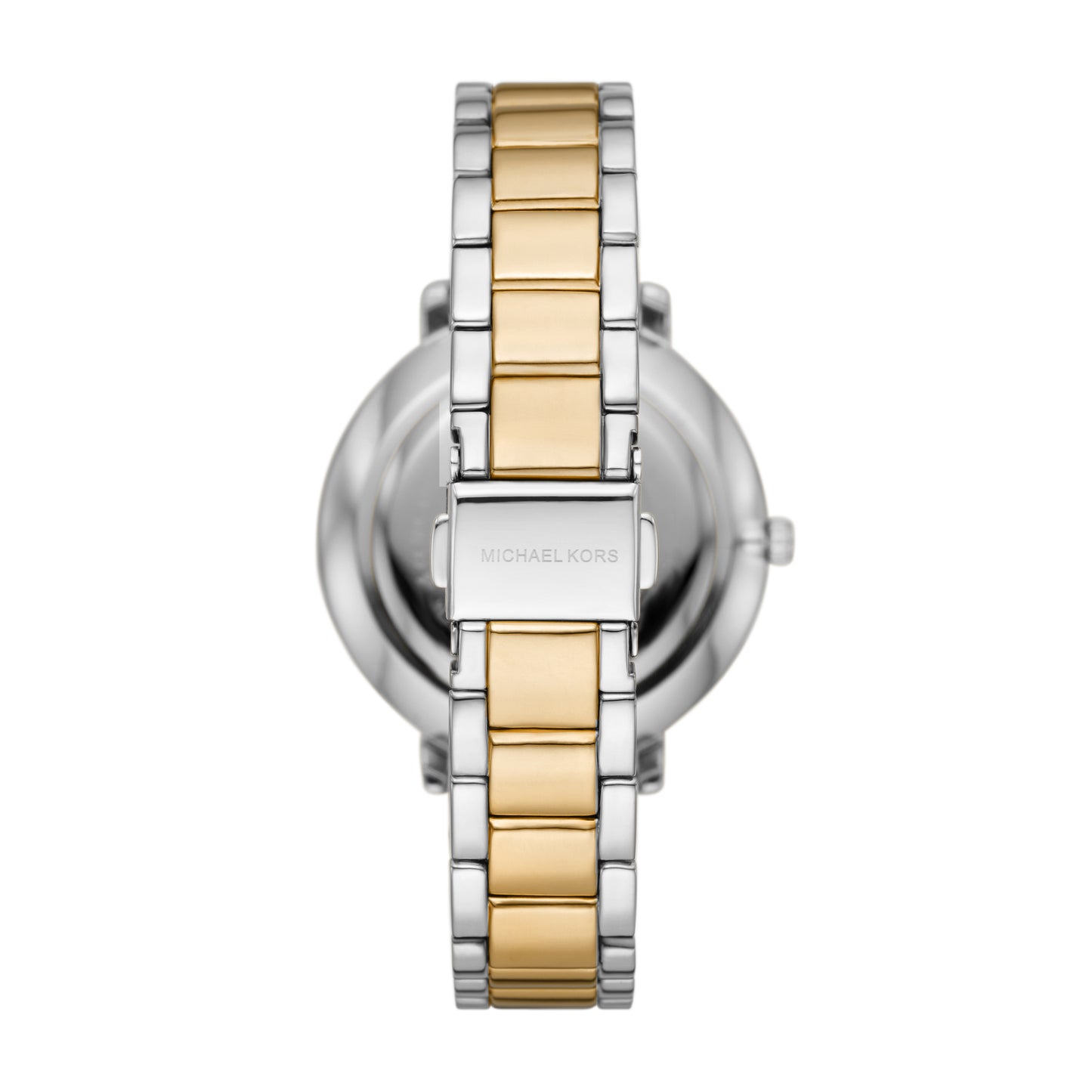 Michael Kors 39mm Ladies Pyper Two Tone Stainless Steel Bracelet Watch