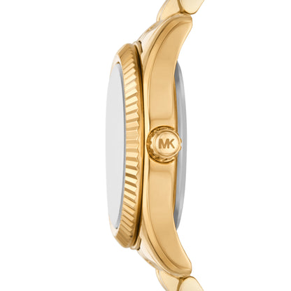 Michael Kors 26mm Ladies Petite Lexington Pavé Gold-Tone Watch