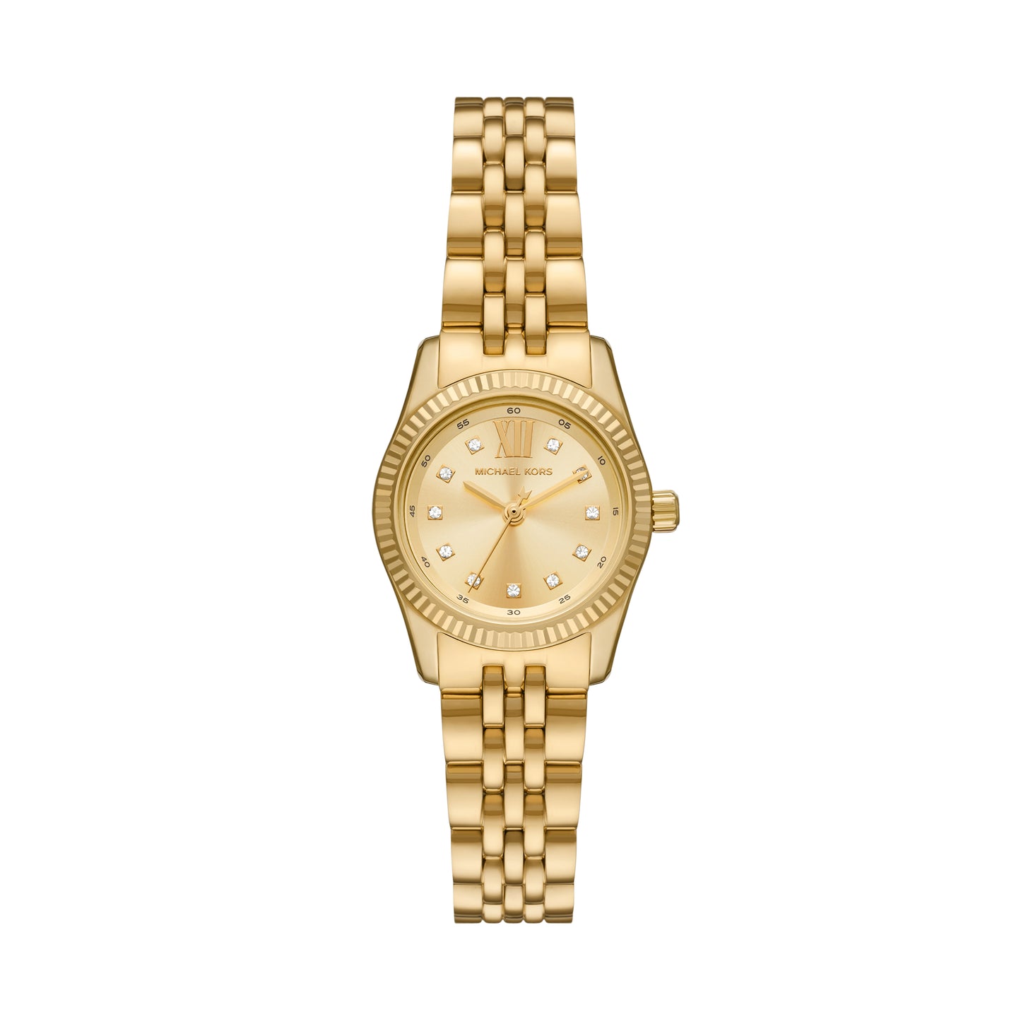 Michael Kors 26mm Ladies Petite Lexington Pavé Gold-Tone Watch