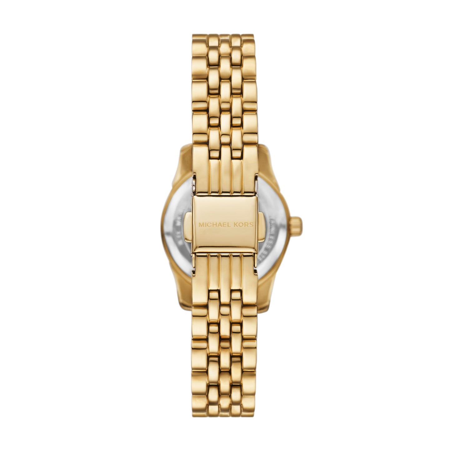 Michael Kors 26mm Ladies Petite Lexington Pavé Green Dial Gold-Tone Watch