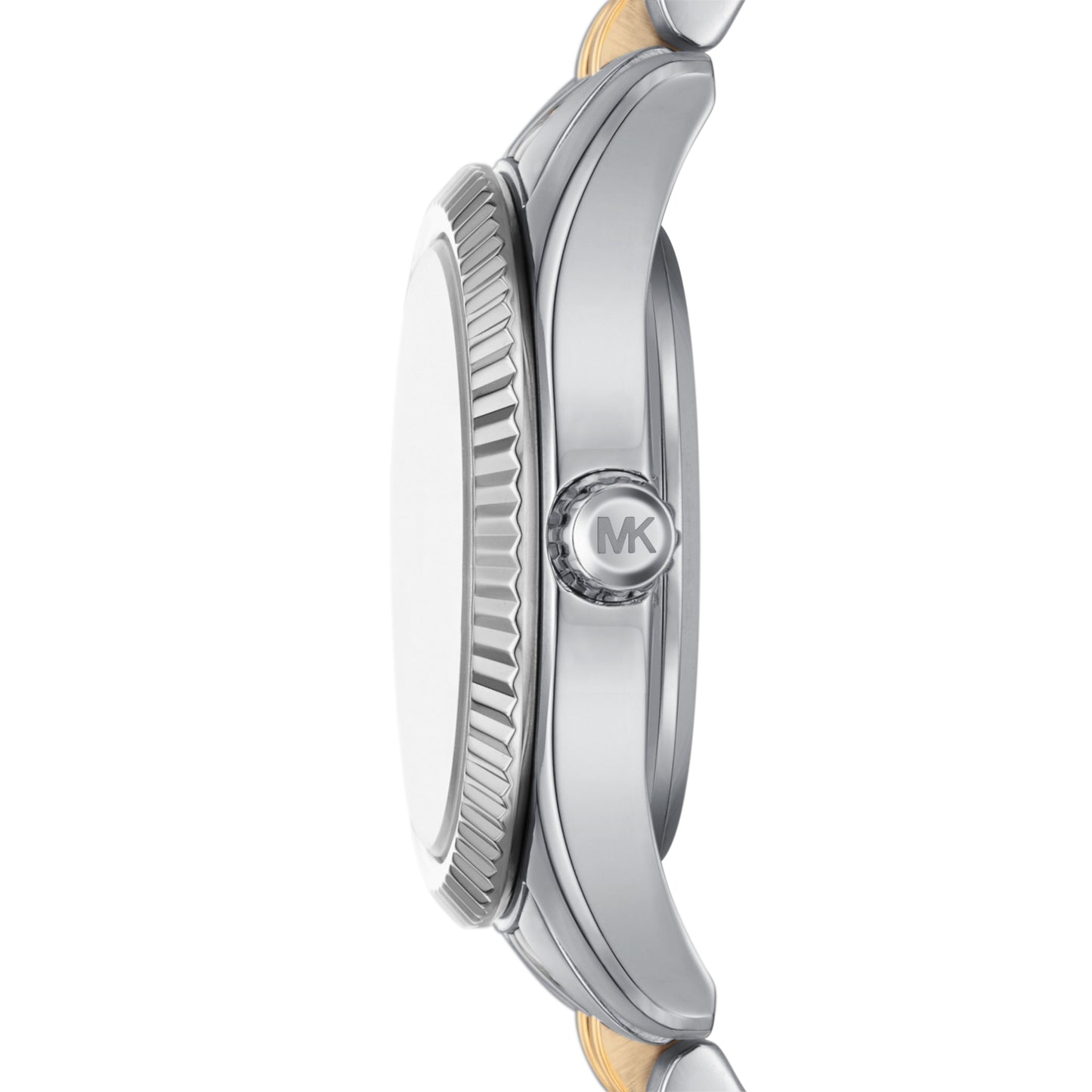 Michael Kors 26mm Ladies Lexington Dial Two Tone Stainless Steel Bracelet Watch