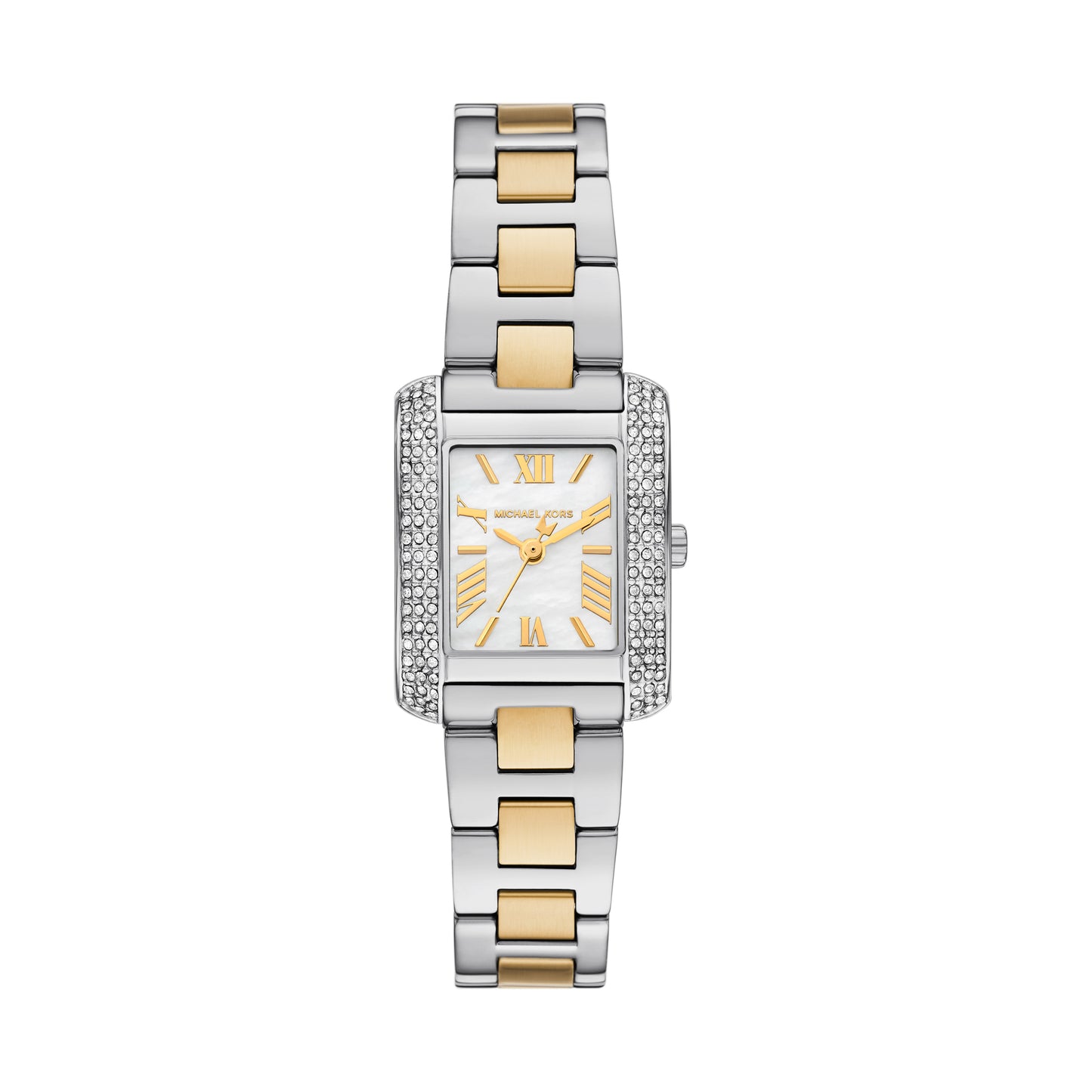 Michael Kors 22mm Ladies Emery Two Tone Stainless Steel Watch