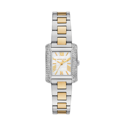 Michael Kors 22mm Ladies Emery Two Tone Stainless Steel Watch