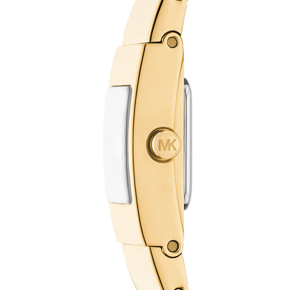 Michael Kors 22mm Ladies Darrington Gold Plated Square Dial Watch