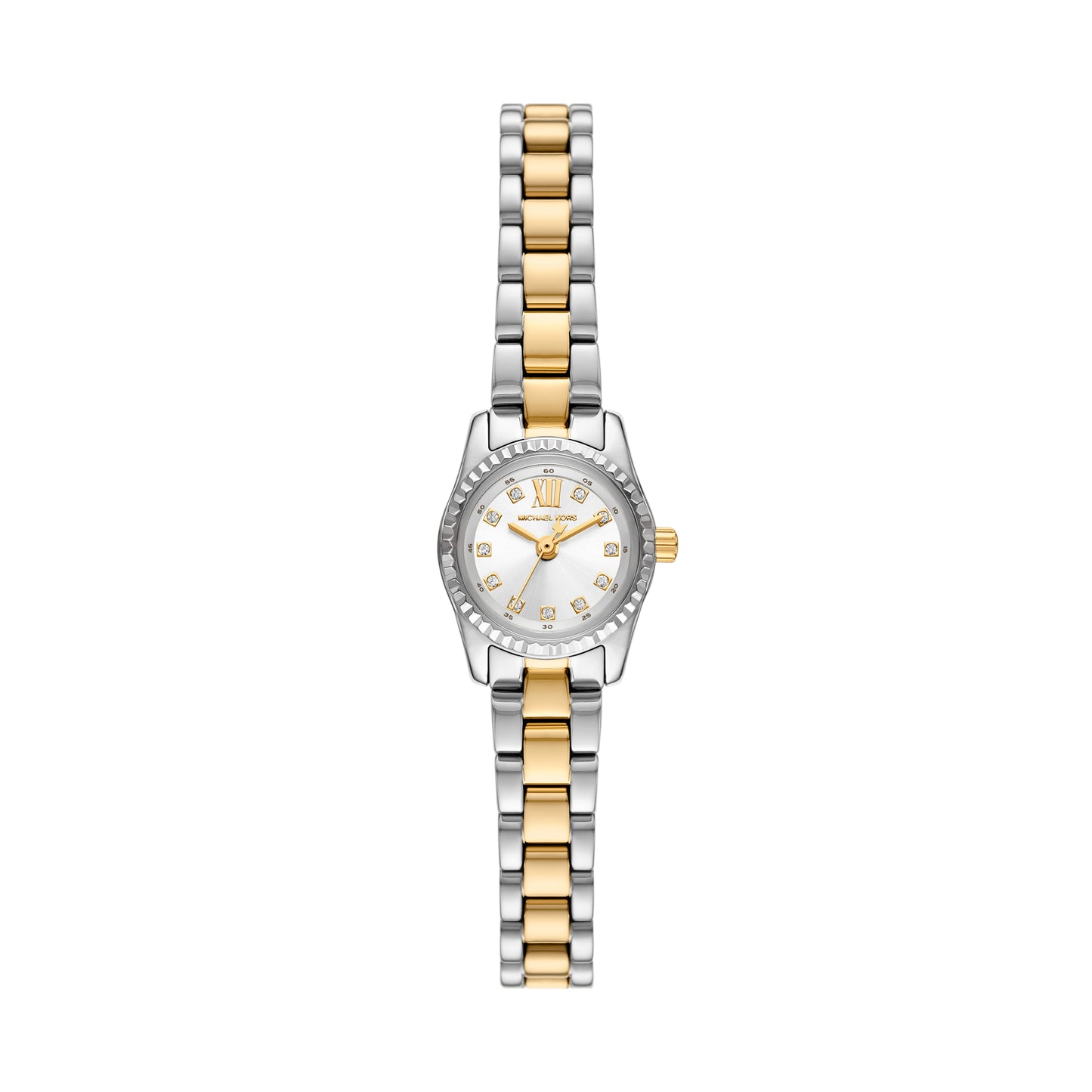 Michael Kors 26mm Ladies Micro Lexington Pavé Two-Tone Watch