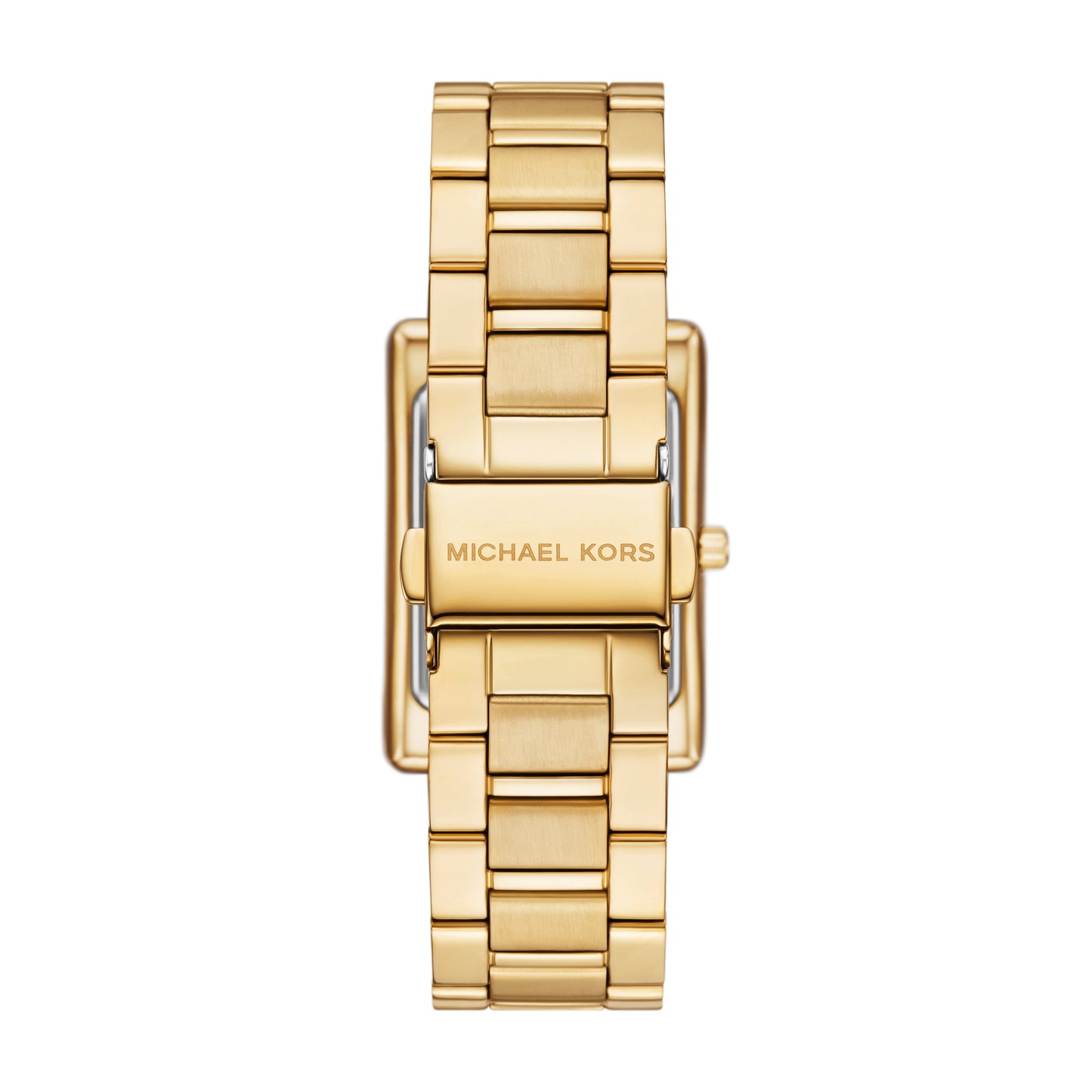 Michael Kors 26mm Ladies Essex Gold-Tone Rectangle Dial Watch