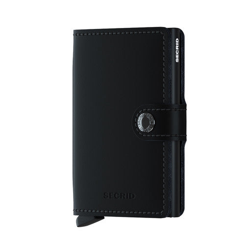 SECRID Matte Black Mini Wallet