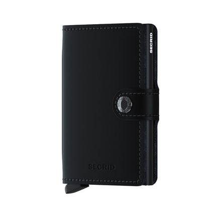 SECRID Matte Black Mini Wallet