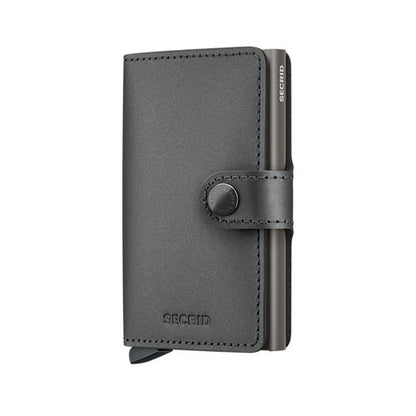 SECRID Matte Satin Steel Mini Wallet