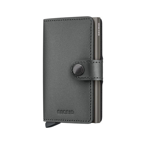 SECRID Matte Satin Steel Mini Wallet