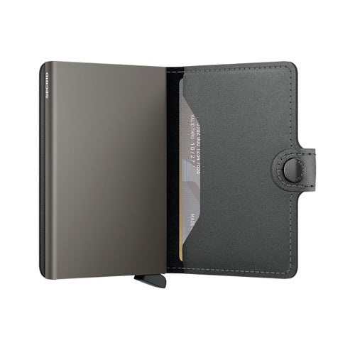 SECRID Matte Satin Steel Mini Wallet