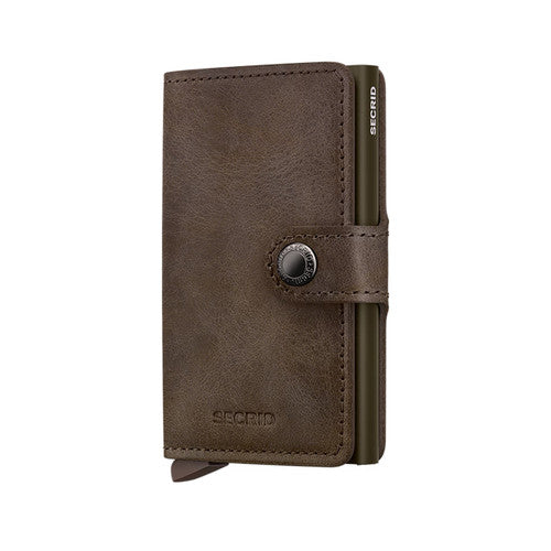 SECRID Vintage Oak Mini Wallet