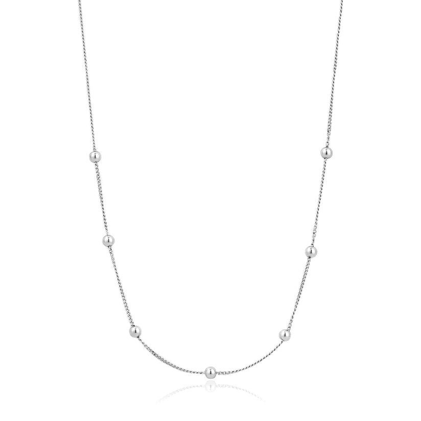 Ania Haie Sterling Silver Modern Beaded Necklace