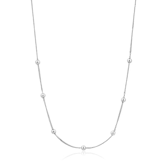 Ania Haie Sterling Silver Modern Beaded Necklace