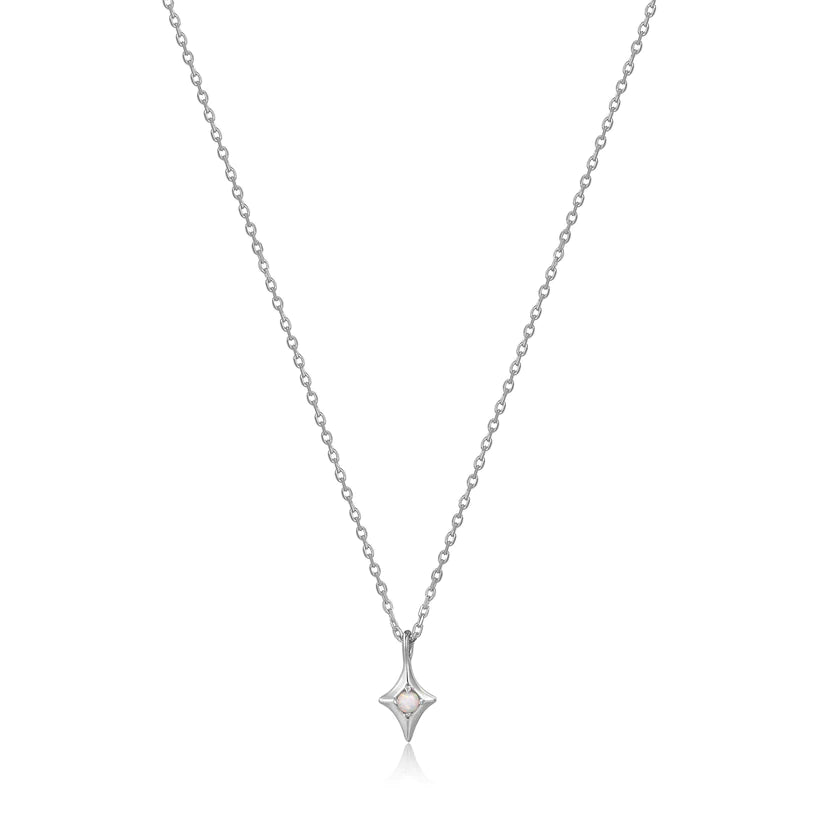 Ania Haie Sterling Silver Star Kyoto Opal Pendant Necklace