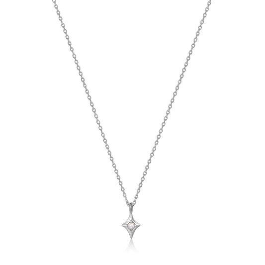 Ania Haie Sterling Silver Star Kyoto Opal Pendant Necklace