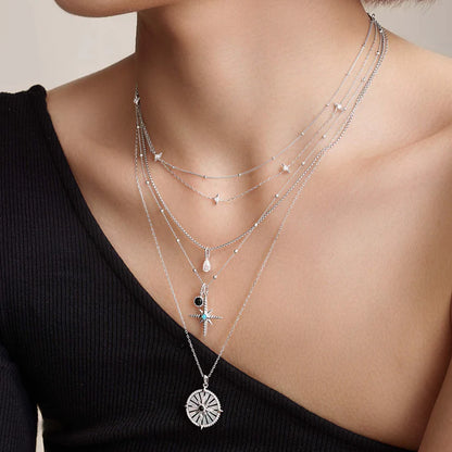 Ania Haie Sterling Silver Beaded Chain Necklace
