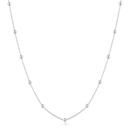 Ania Haie Sterling Silver Beaded Chain Necklace