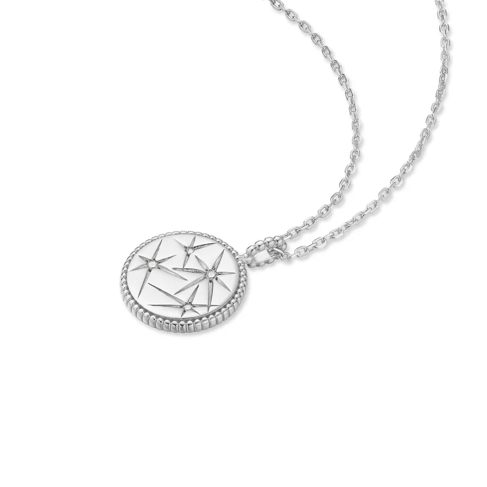 Ania Haie Silver Starry Charm CZ Necklace