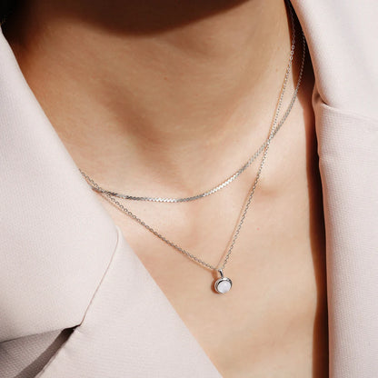 Ania Haie Sterling Silver Flat S Link Chain Necklace