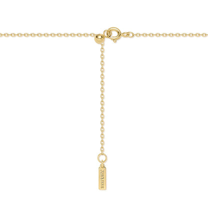 Ania Haie Gold Plated CZ Diamond-Cut Sunny Disc Necklace