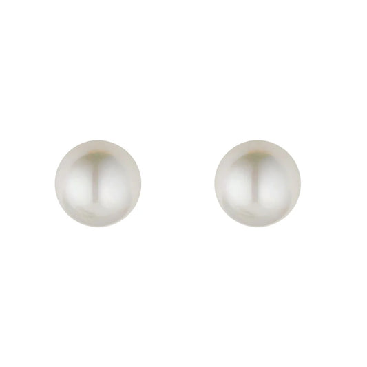 Sterling Silver 6mm Freshwater Pearl Stud Earrings