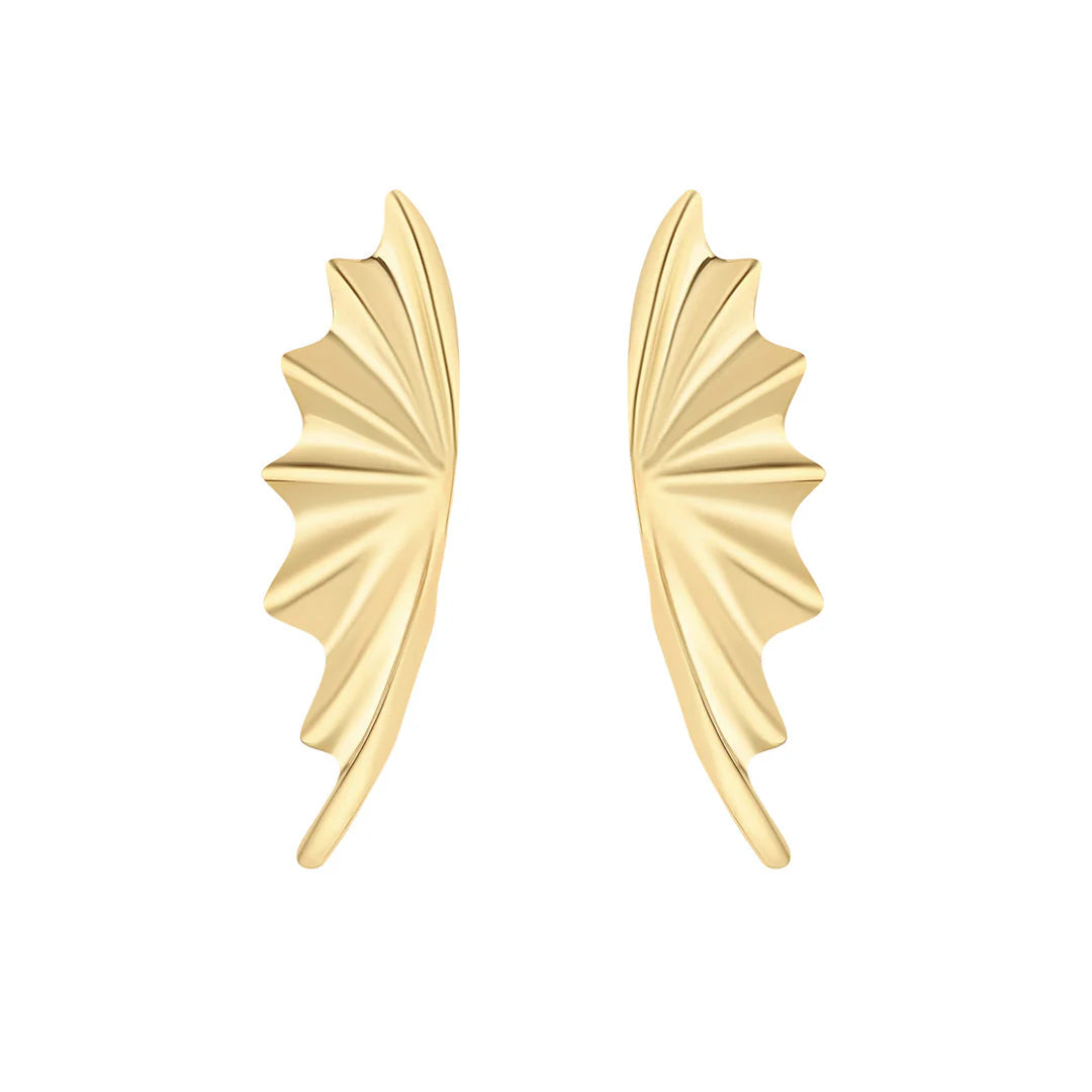 Gold Leaf Earrings