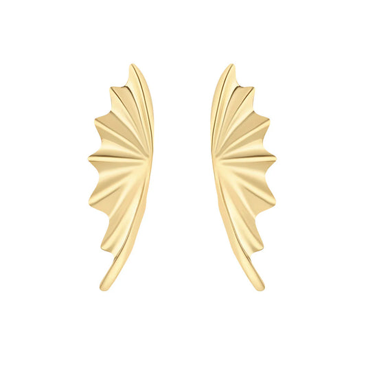 Gold Leaf Earrings