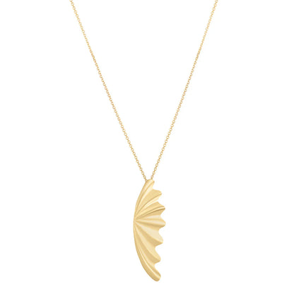 9ct Gold Leaf Necklace