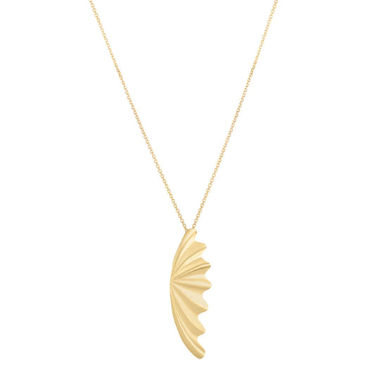 9ct Gold Leaf Necklace