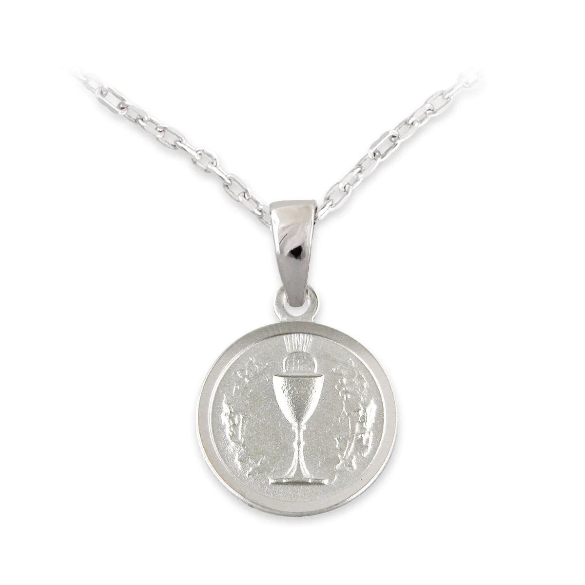 Sterling Silver Chalice Pendant Necklace