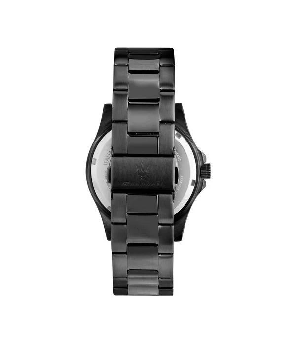 Maserati 43mm Competizione Black Dial Stainless Steel Watch