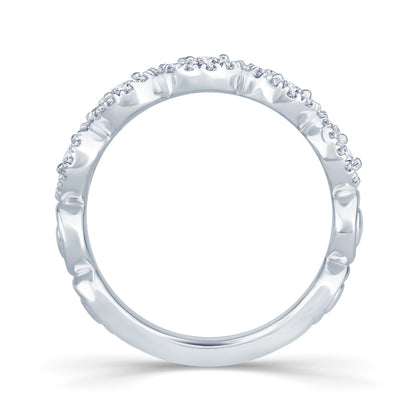 Platinum Pear & Halo Five Stone Diamond Ring, 1.00ct